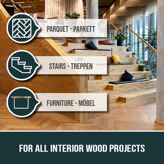 HS Profiöl - Holzöl, VOC-free, für Holzbden, Treppeb und Möbel