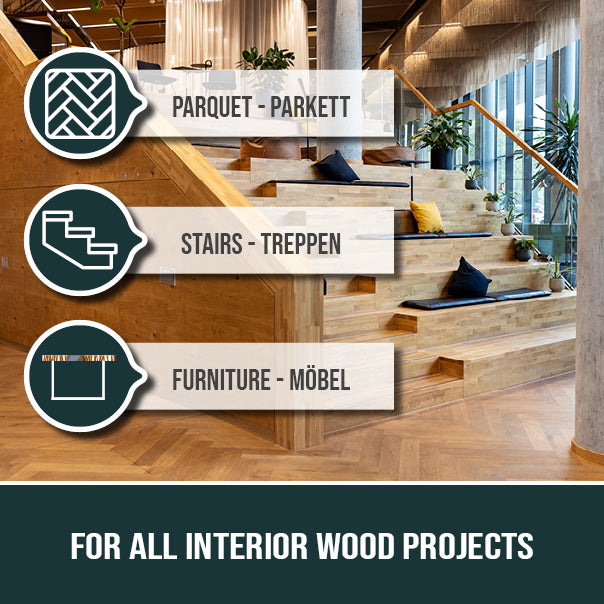 HS Profiöl - Holzöl, VOC-free, für Holzbden, Treppeb und Möbel