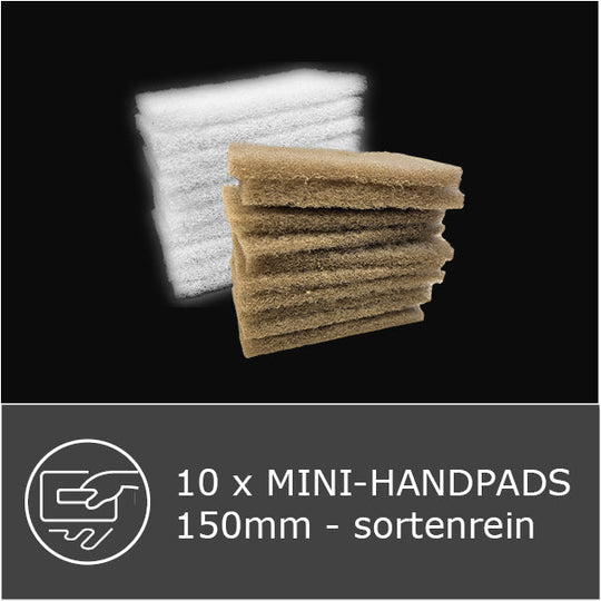 Mini-Handpads 10 Stck - sortenrein