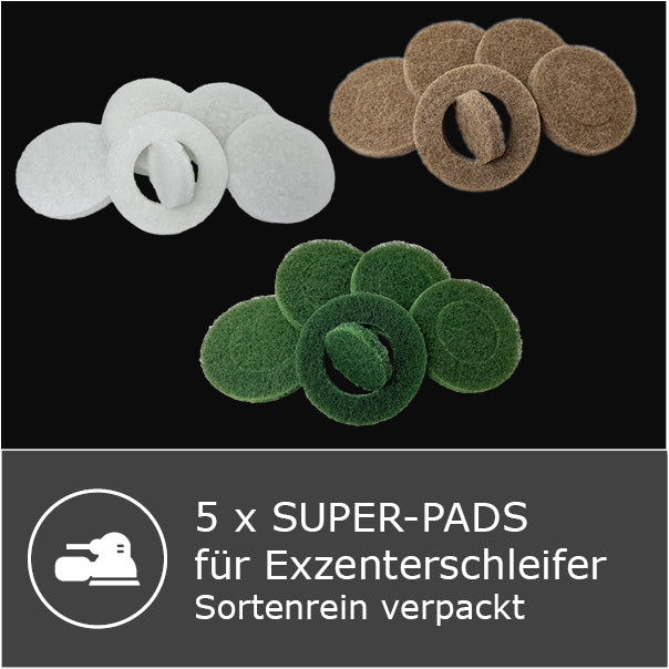 Super-Pads 5 Stck - für Exzenterschleifer