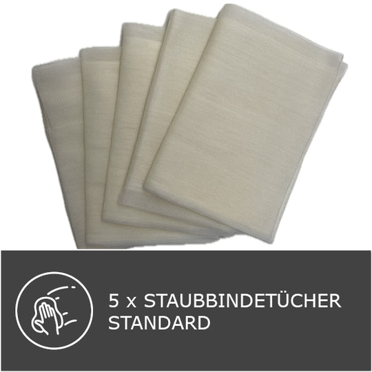 Staubbindetücher - 5 Stück