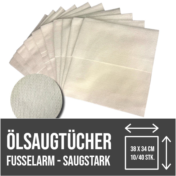 OLI-NATURA Ölsaugtücher - saugfähig & fusselarm