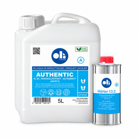 OLI-AQUA AUTHENTIC 51.30 – 2K-Parkettlack mit Rohholzeffekt