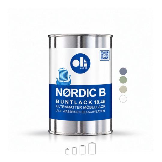 OLI-AQUA NORDIC B - ultramatter Buntlack nach RAL