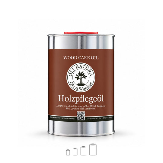 OLI-NATURA Holzpflegeöl im 1-Liter-Metallgebinde zur Pflege geölter Möbel und Holzböden