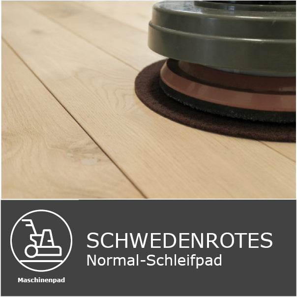 Schwedenrotes Normal-Schleifpad 13 Zoll / Ø 330 mm