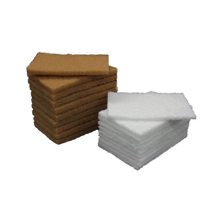 Mini Handpads in weiß und beige von Oli-Natura
